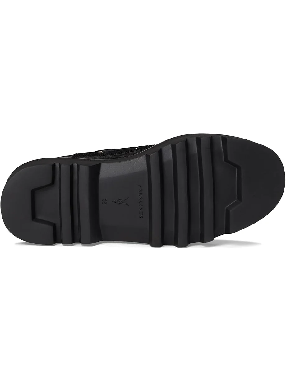 Женские лоферы AllSaints Aastha Fur Boat Shoes — 3