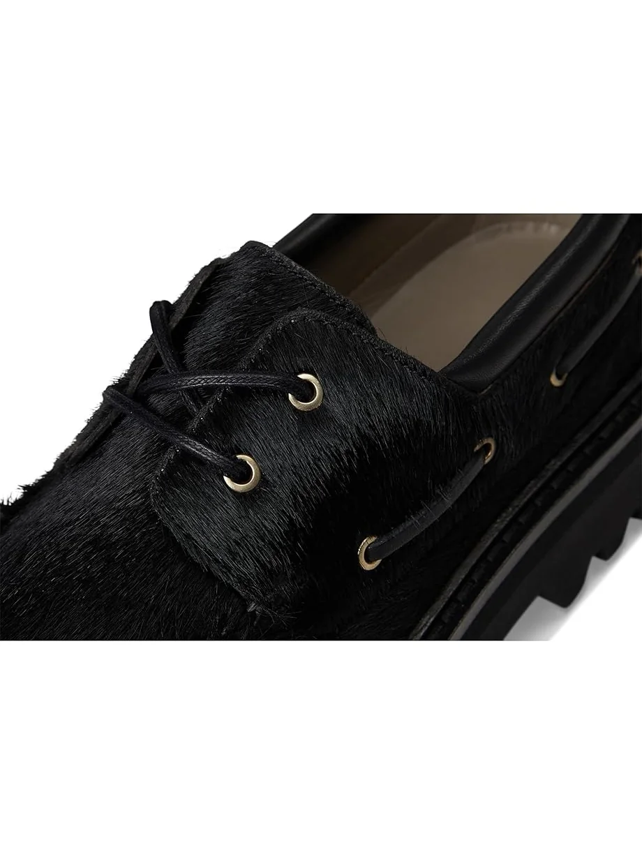 Женские лоферы AllSaints Aastha Fur Boat Shoes — 6