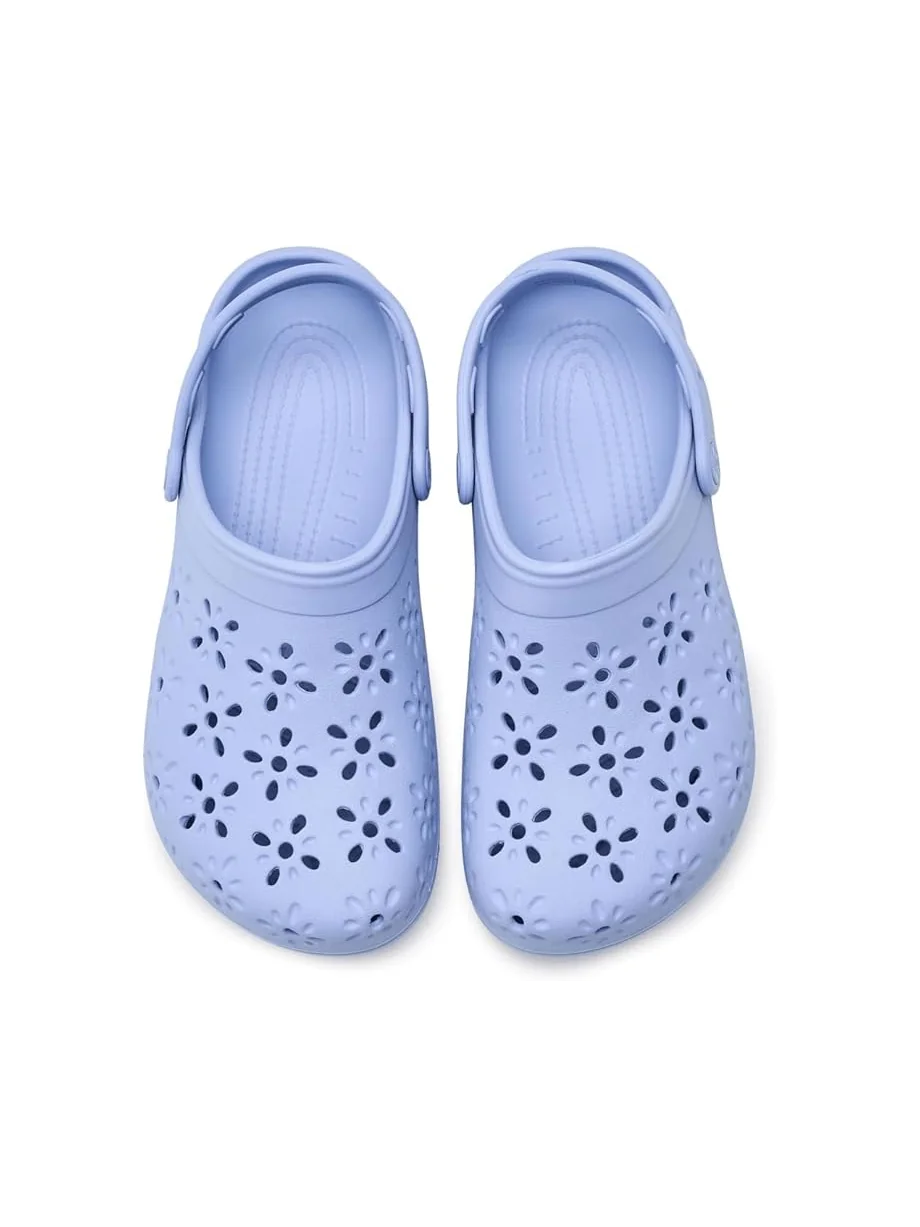 Унисекс клоги Crocs Classic с цветочным ажурным дизайном — 2