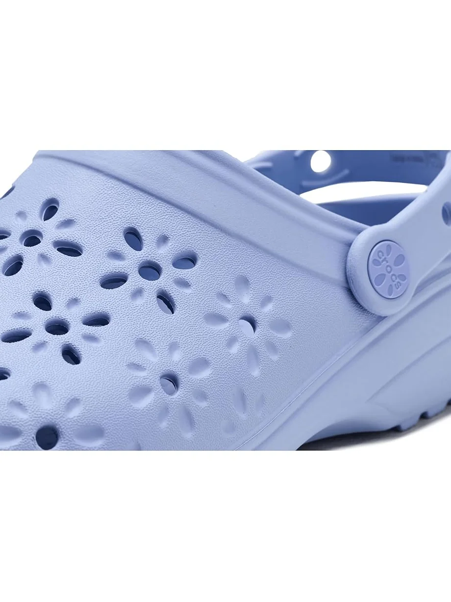 Унисекс клоги Crocs Classic с цветочным ажурным дизайном — 6