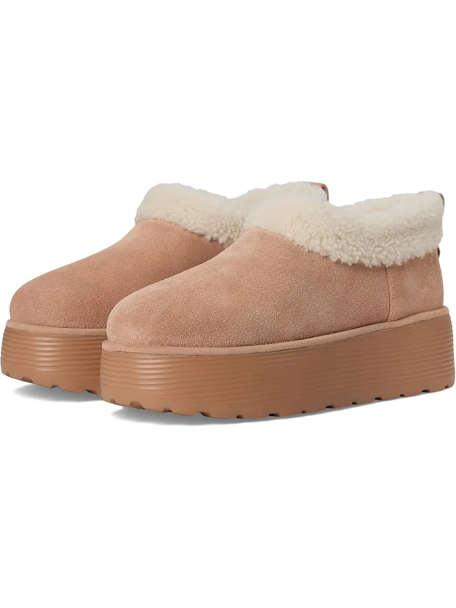 Женские клоги Stuart Weitzman Socharming Shearling Flatform — 1