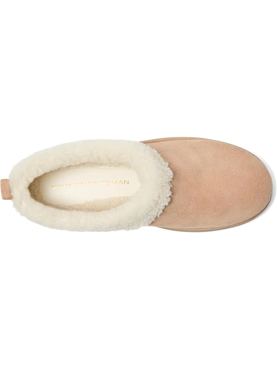 Женские клоги Stuart Weitzman Socharming Shearling Flatform — 2