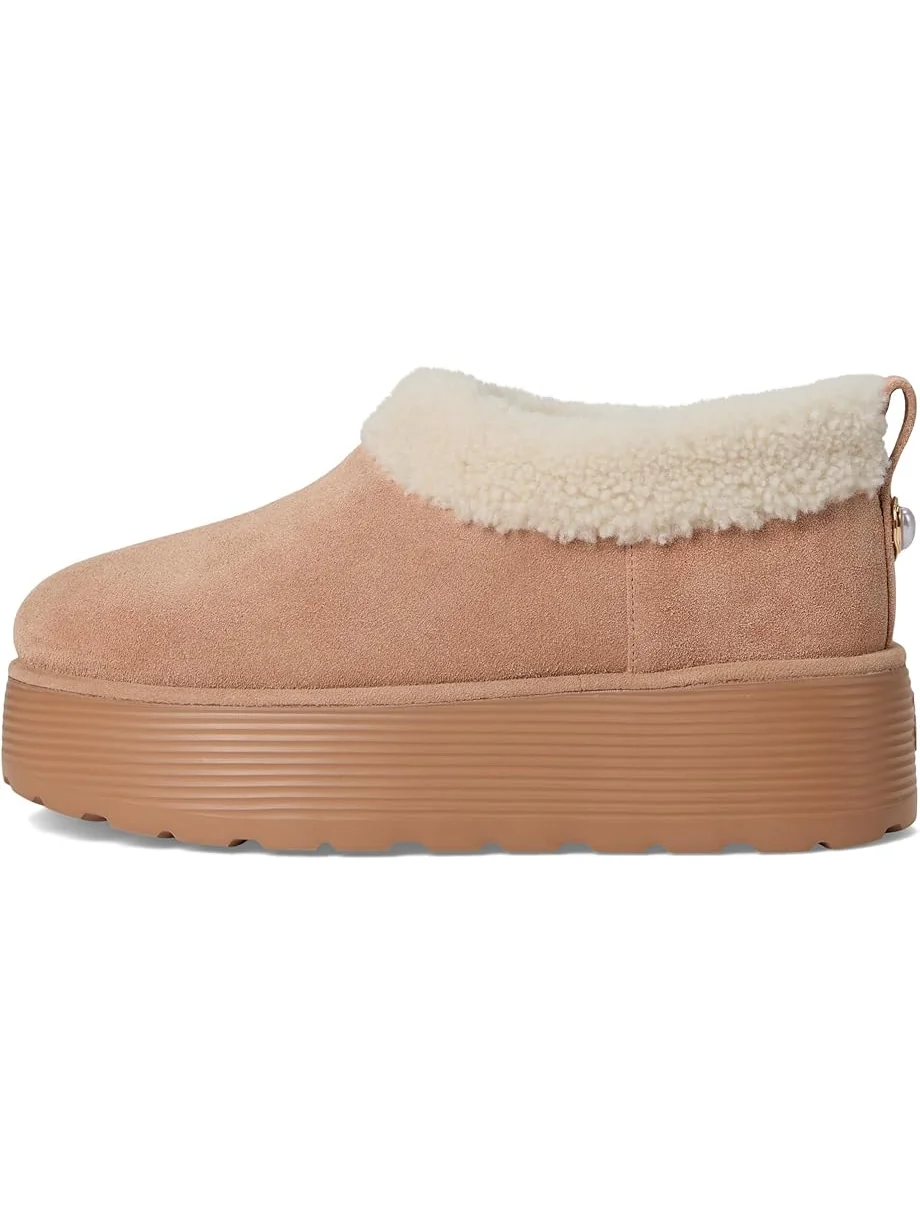 Женские клоги Stuart Weitzman Socharming Shearling Flatform — 4