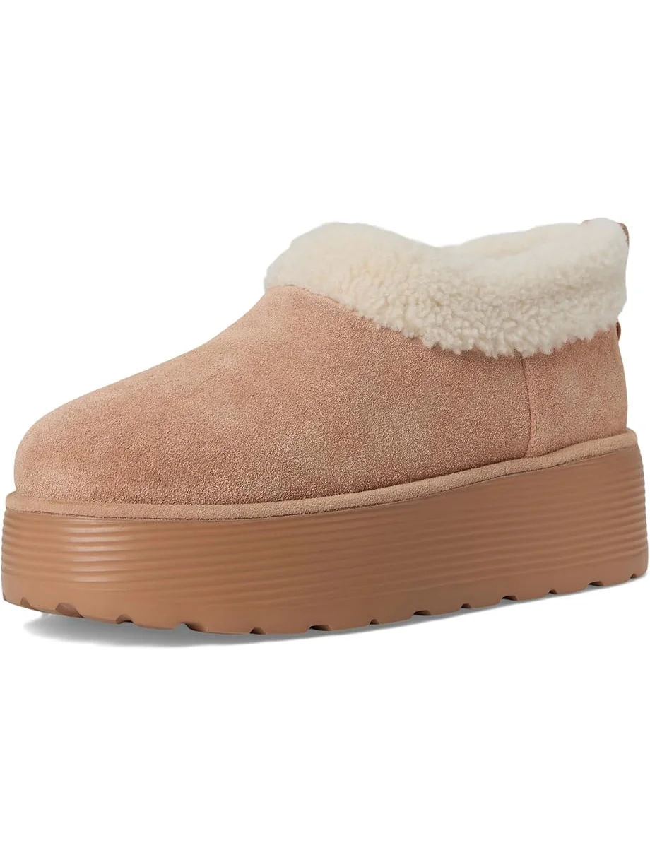 Женские клоги Stuart Weitzman Socharming Shearling Flatform — 7