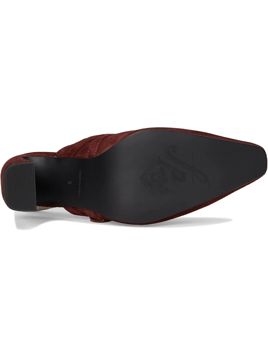 Женские сабо Free People Date Night на каблуке, Port Royale Suede — 3