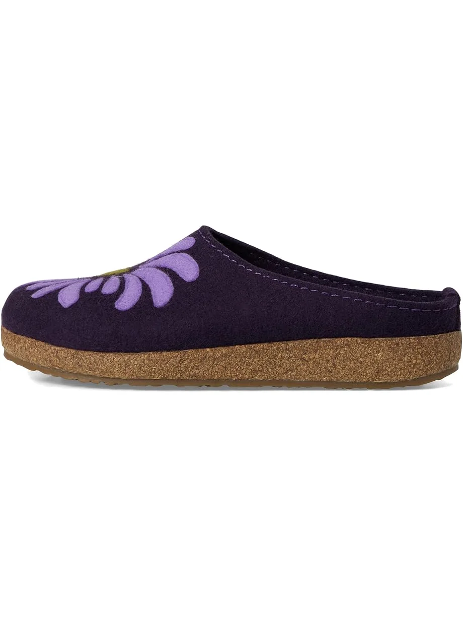Женские сабо Haflinger Blooming, Eggplant — 4