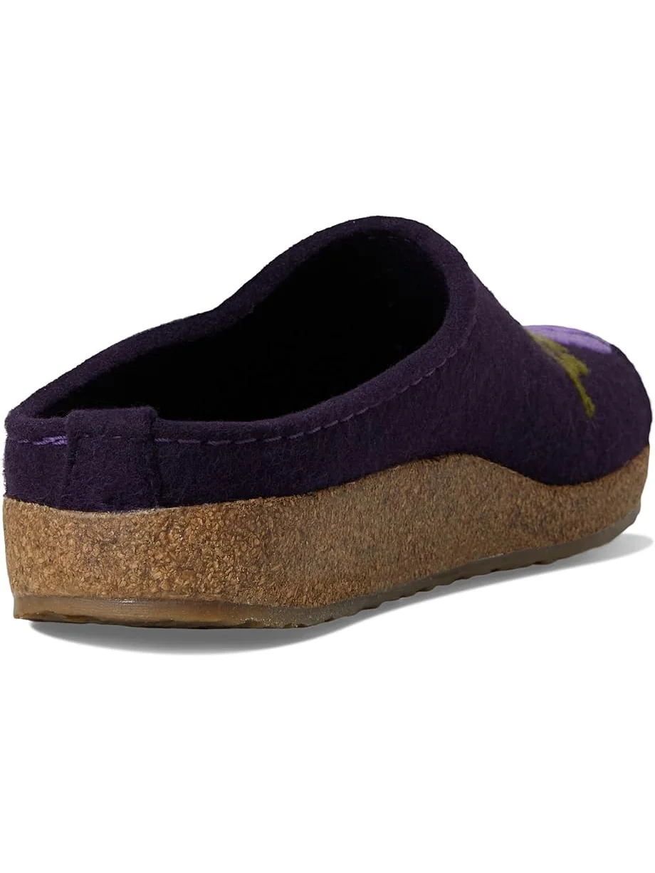 Женские сабо Haflinger Blooming, Eggplant — 5