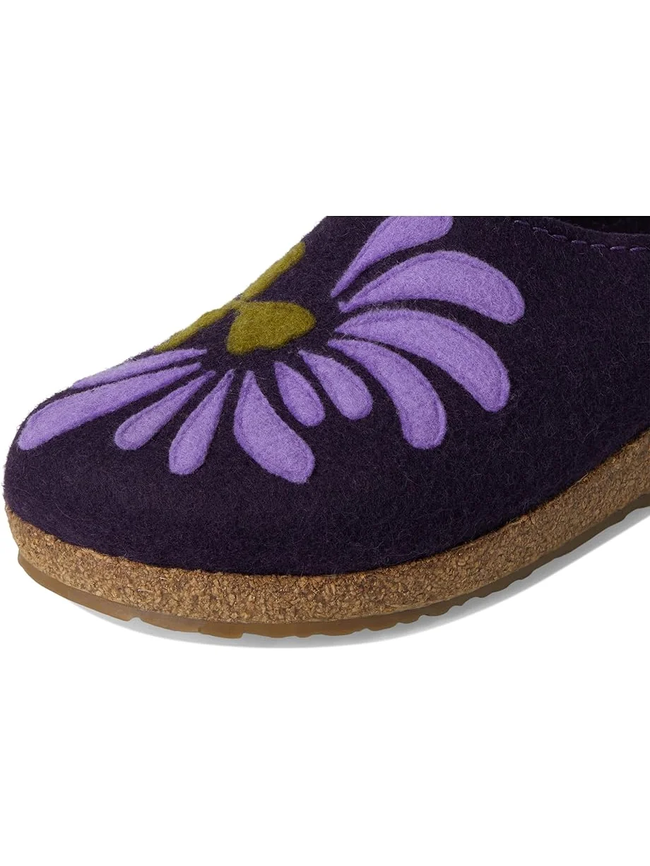 Женские сабо Haflinger Blooming, Eggplant — 6