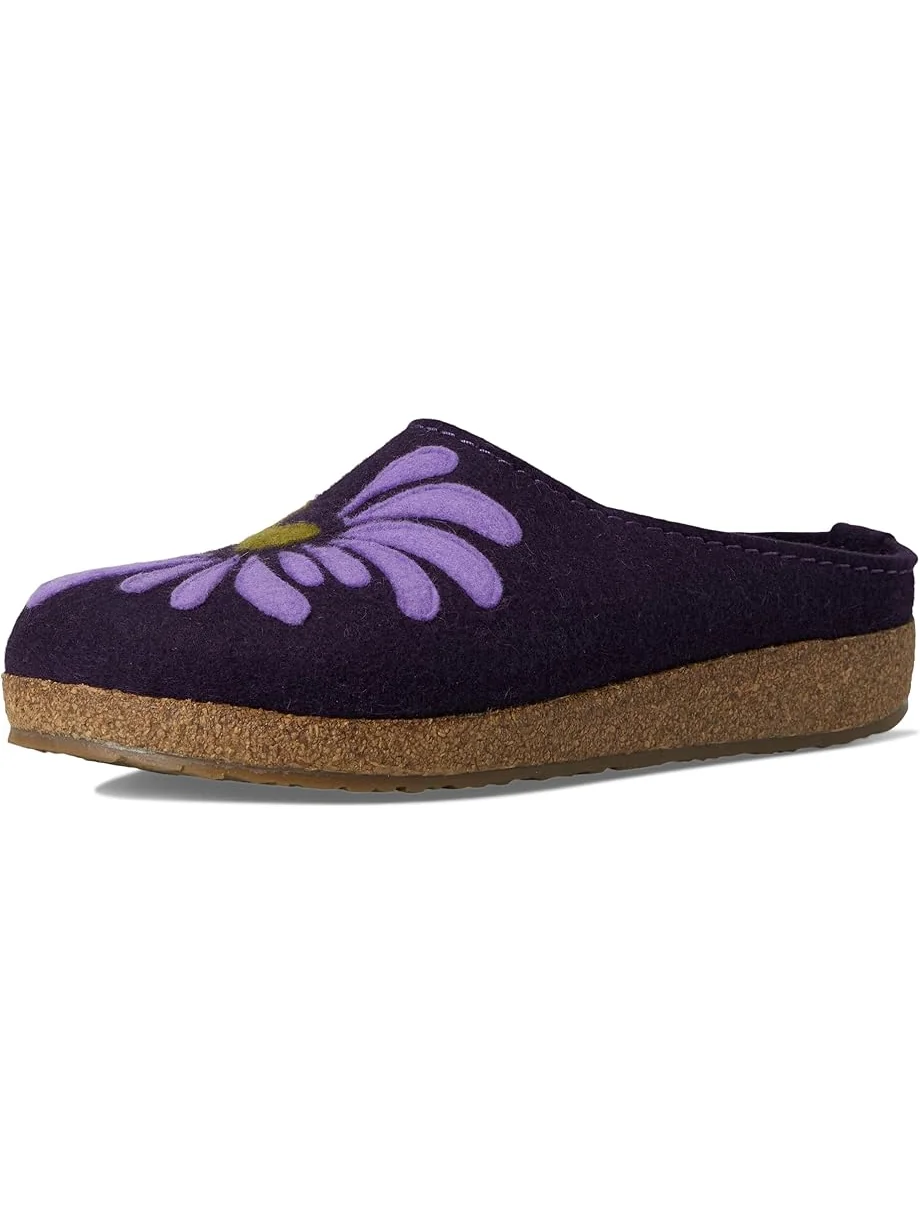 Женские сабо Haflinger Blooming, Eggplant — 7