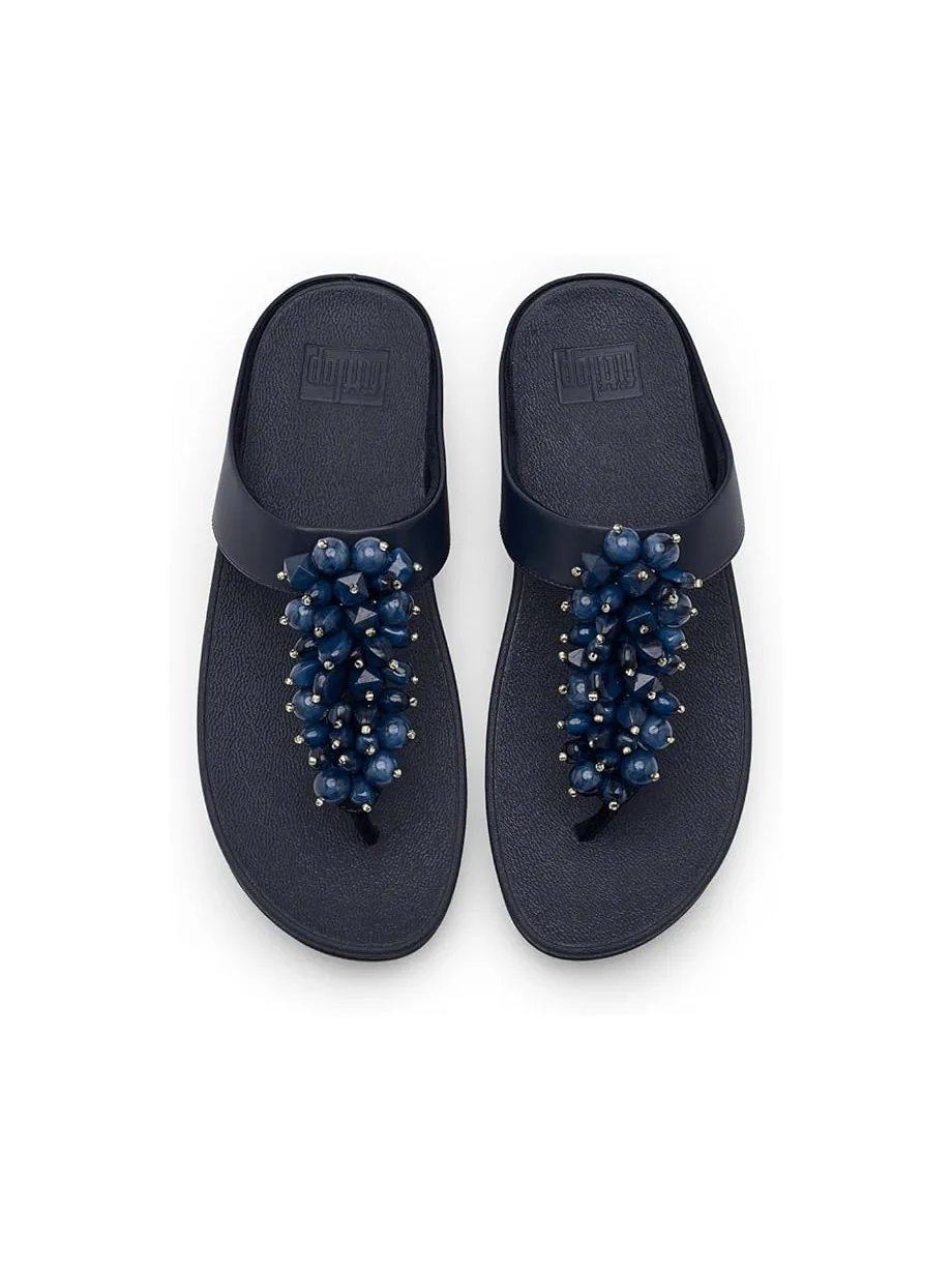 Женские сандалии FitFlop Fino Bead-Cluster Toe-Post — 2