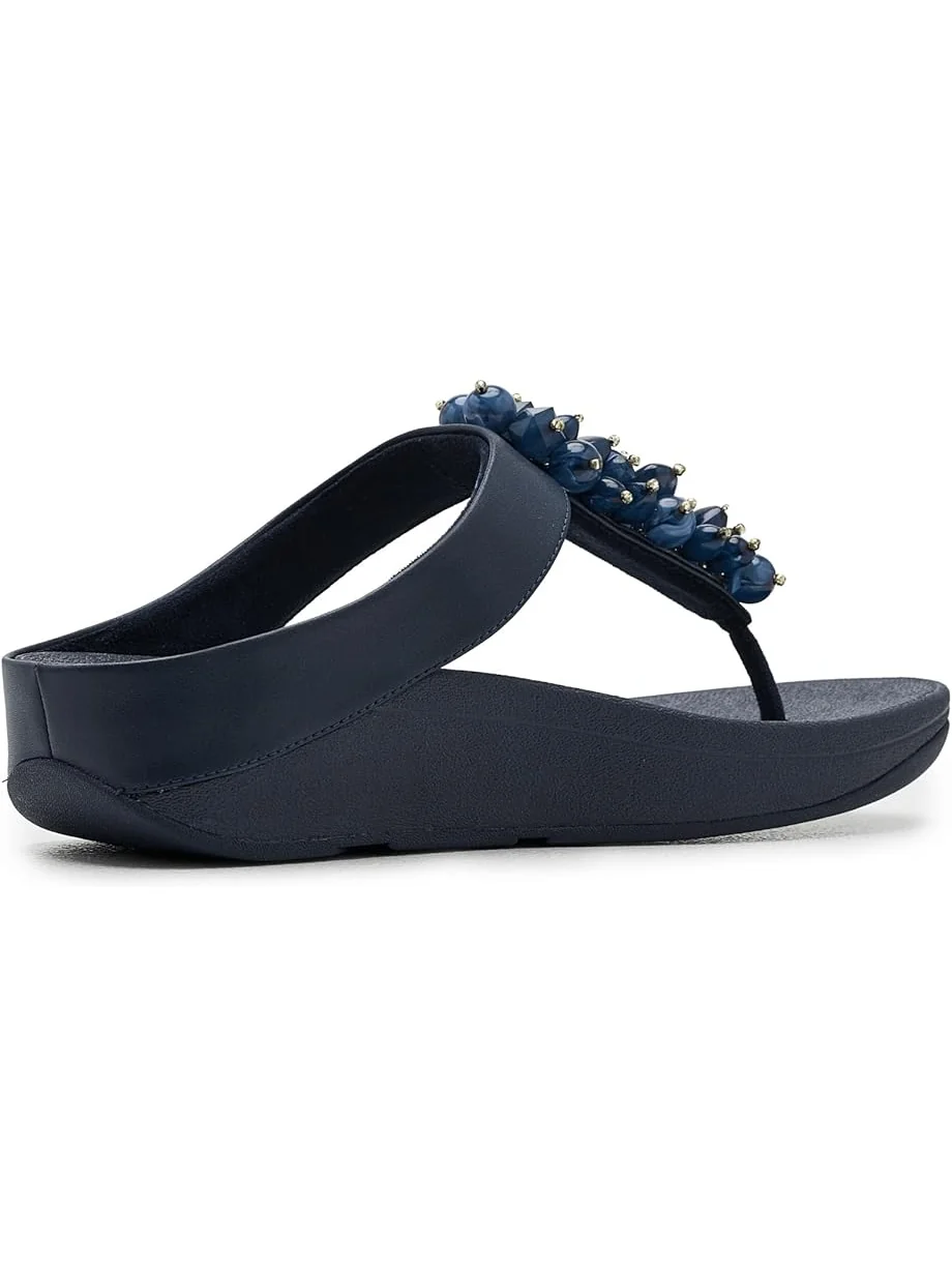Женские сандалии FitFlop Fino Bead-Cluster Toe-Post — 3