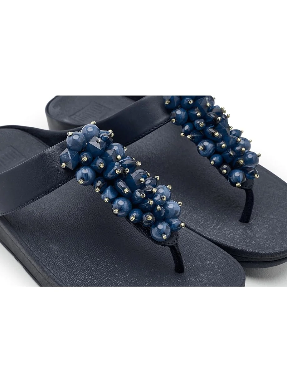 Женские сандалии FitFlop Fino Bead-Cluster Toe-Post — 6