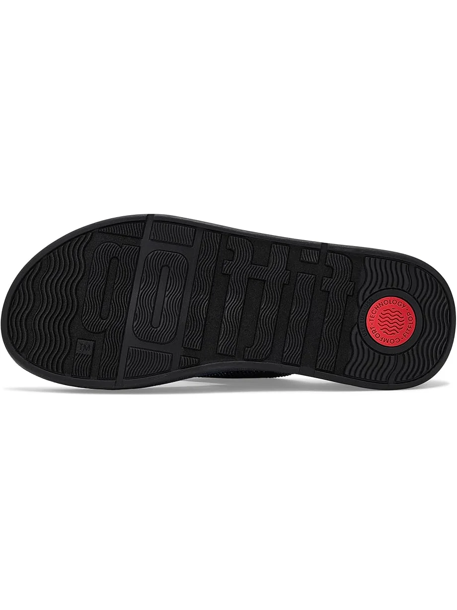Женские сандалии FitFlop F Mode Toe Post Denim And Hotfix — 5