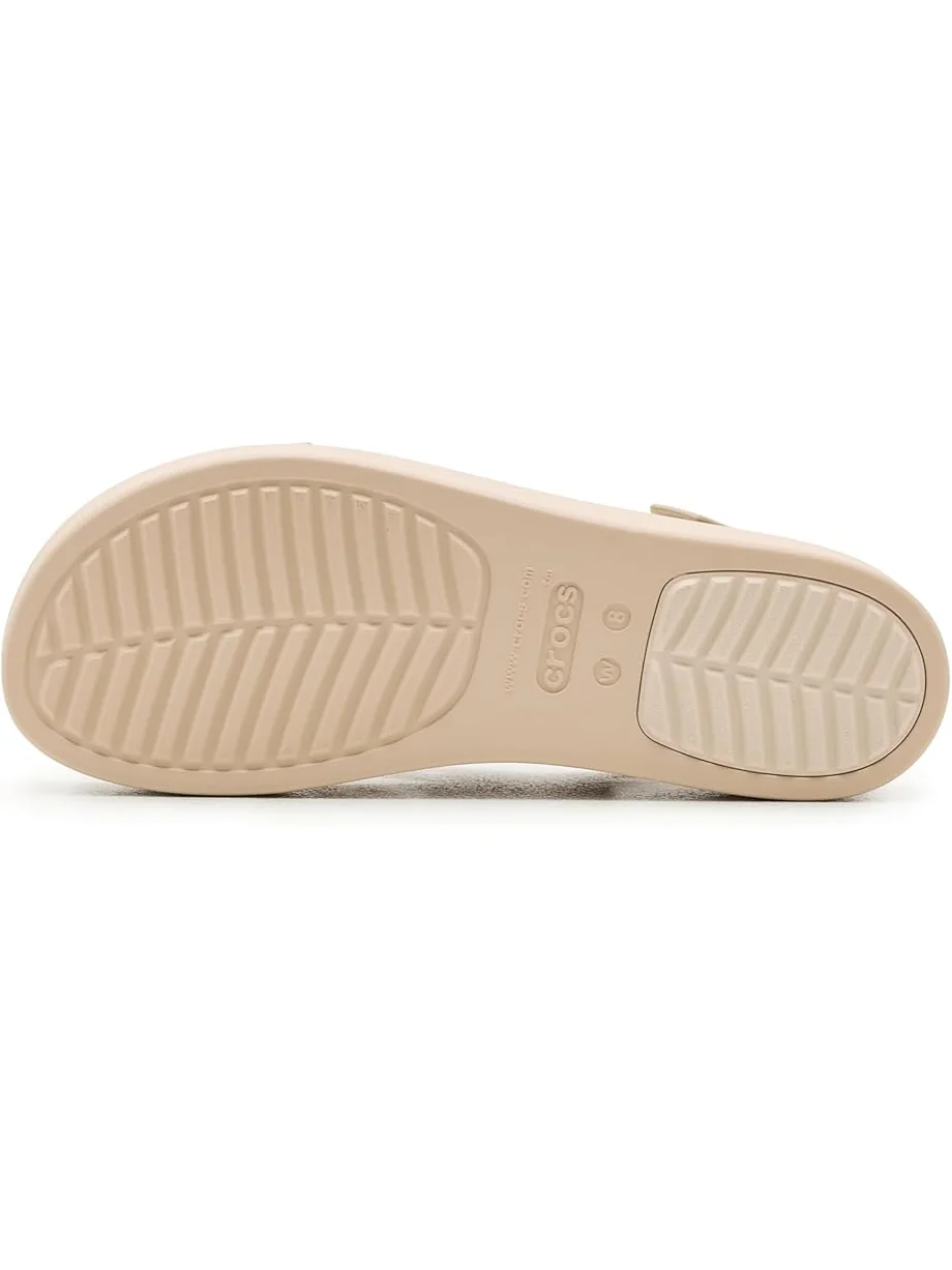 Женские сандалии Crocs Brooklyn 4U Low Wedges, Frappe/Cross-Strap — 5