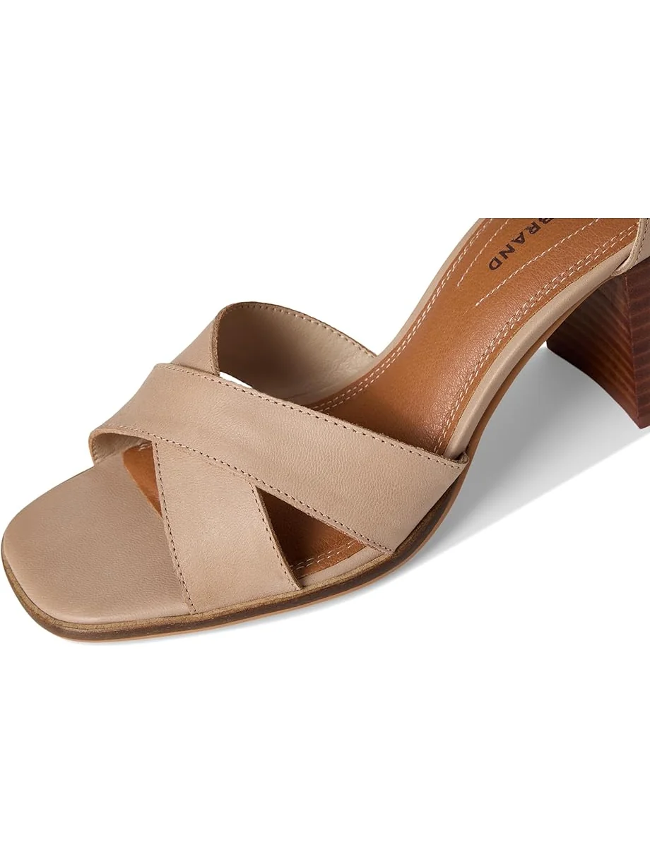 Женские босоножки на высоком каблуке Lucky Brand Herrika Cross Band — 6