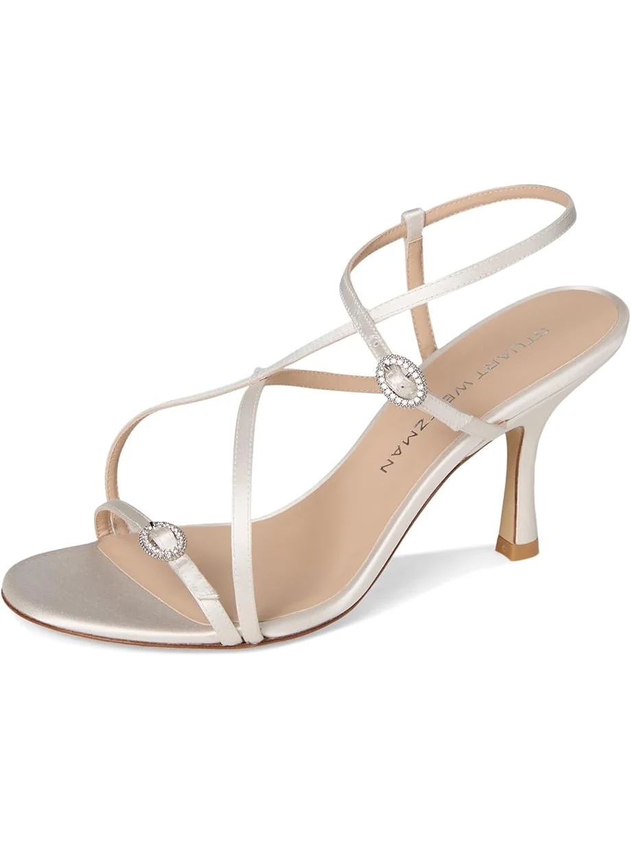 Женские босоножки Stuart Weitzman Kensington Strappy Sandals 85 на каблуке — 7
