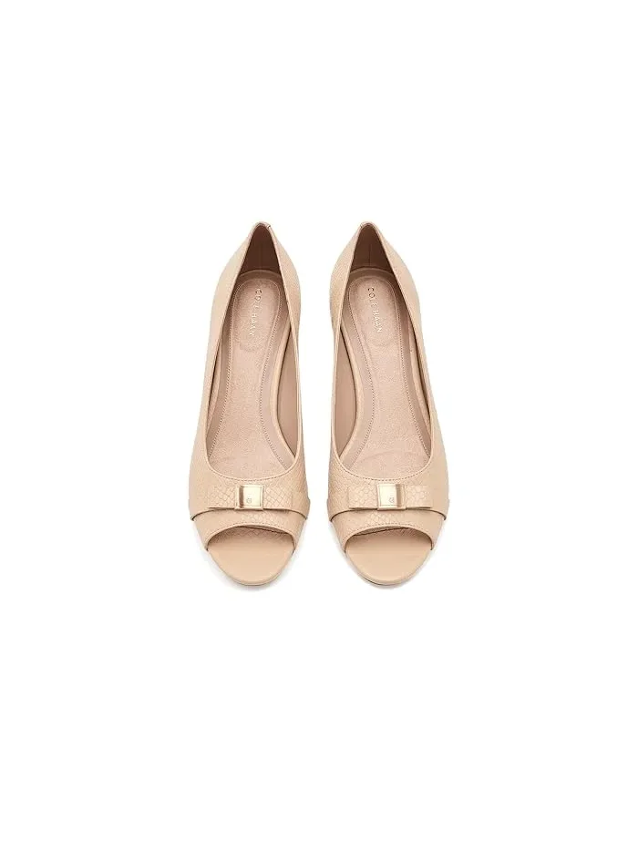 Туфли на каблуке с открытым носком и бантом Go-to Malta Cole Haan — 3