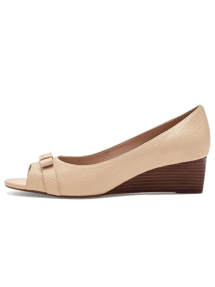 Туфли на каблуке с открытым носком и бантом Go-to Malta Cole Haan — 5