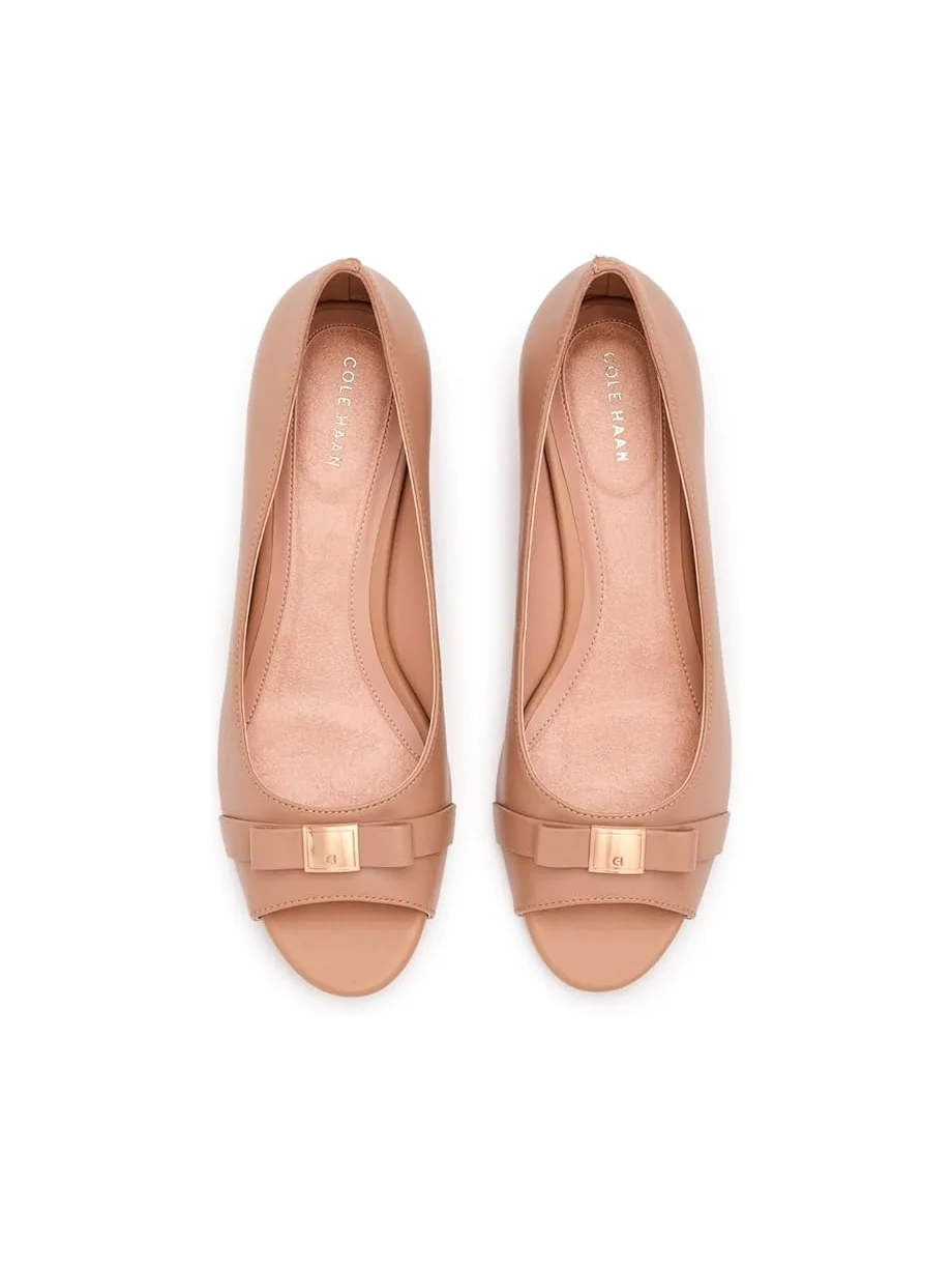 Женские туфли Cole Haan Go-To Malta Peep Toe Bow — 2