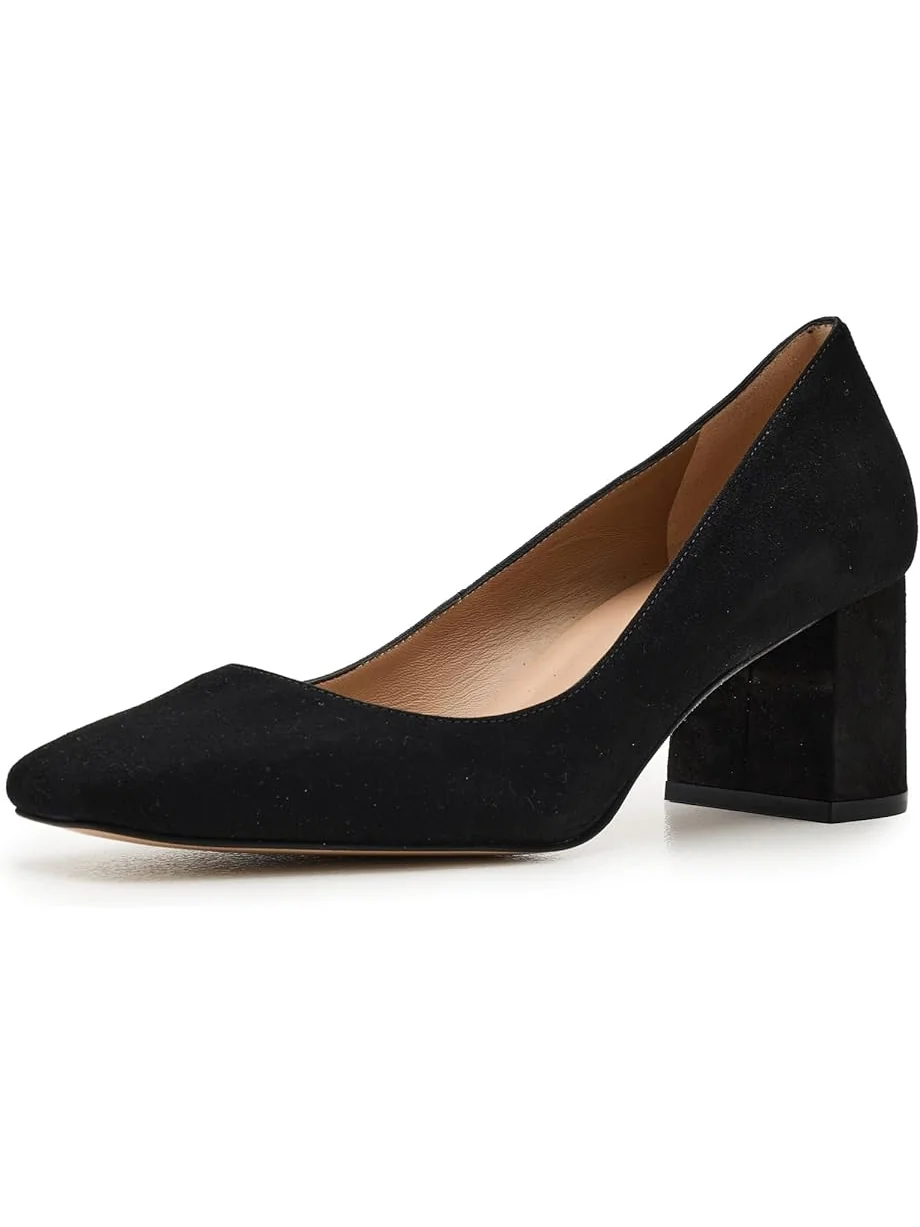 Женские туфли-лодочки LK Bennett Sally Square Toe Courts — черный