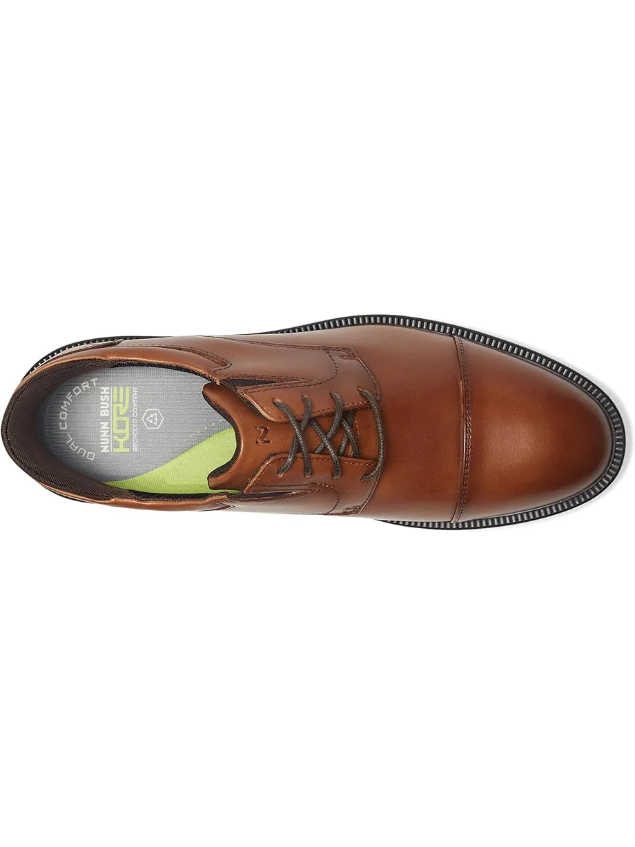 Мужские оксфорды Nunn Bush Kore Icon Cap Toe Oxford Easy-On Easy-Off Dress Casual — 2
