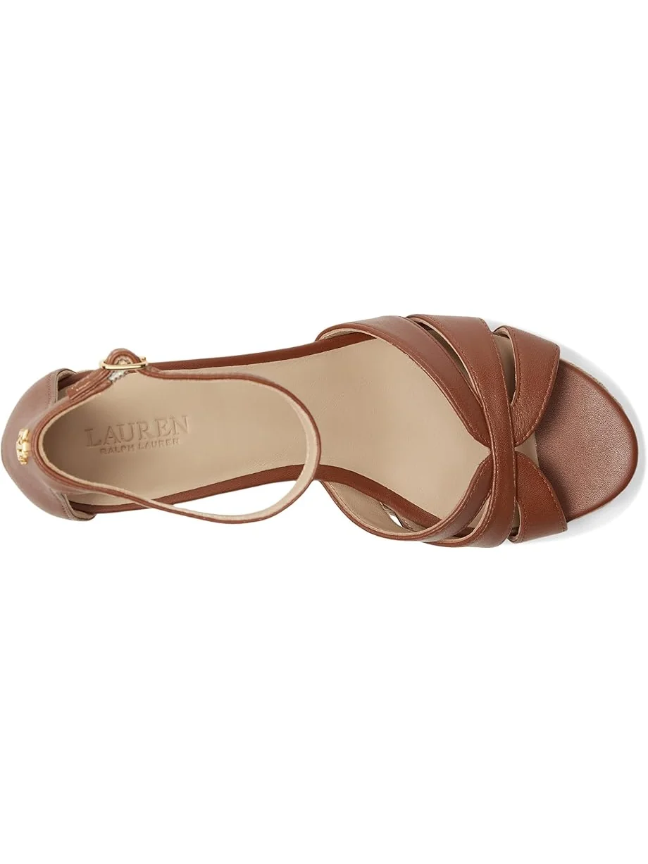 Женские туфли-эспадрильи на каблуке Lauren Ralph Lauren Nellie Nappa Leather — 2
