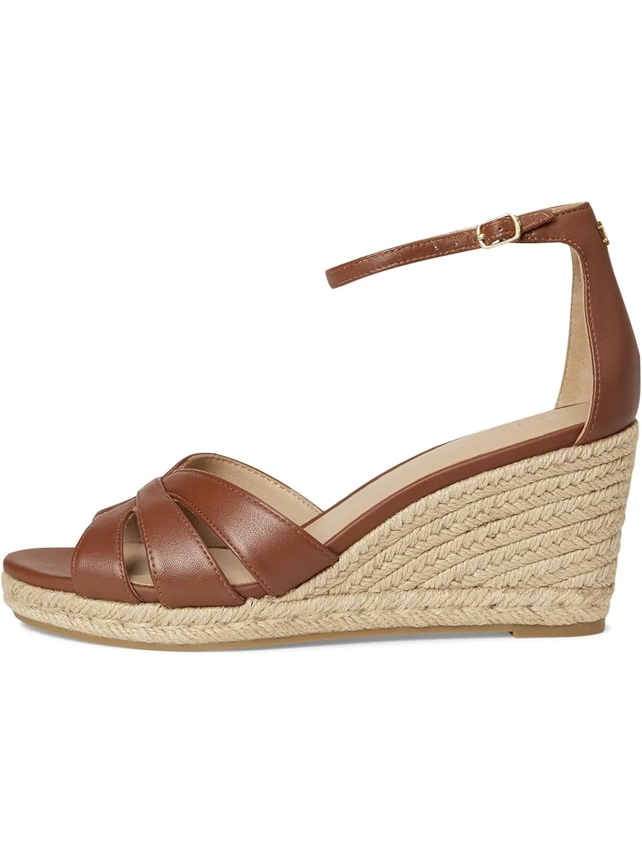 Женские туфли-эспадрильи на каблуке Lauren Ralph Lauren Nellie Nappa Leather — 4