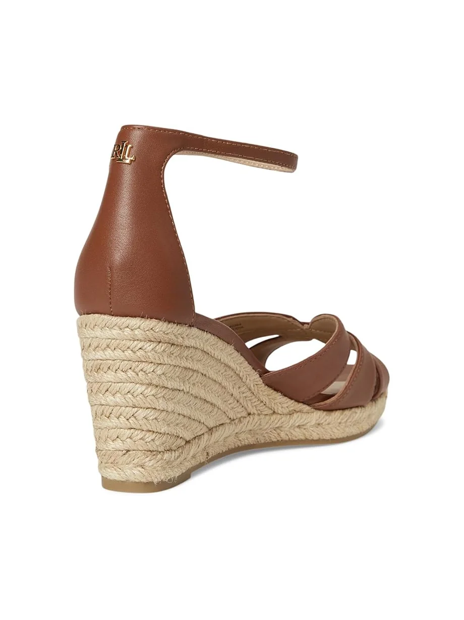 Женские туфли-эспадрильи на каблуке Lauren Ralph Lauren Nellie Nappa Leather — 5