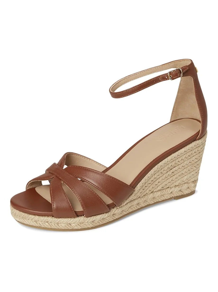 Женские туфли-эспадрильи на каблуке Lauren Ralph Lauren Nellie Nappa Leather — 7
