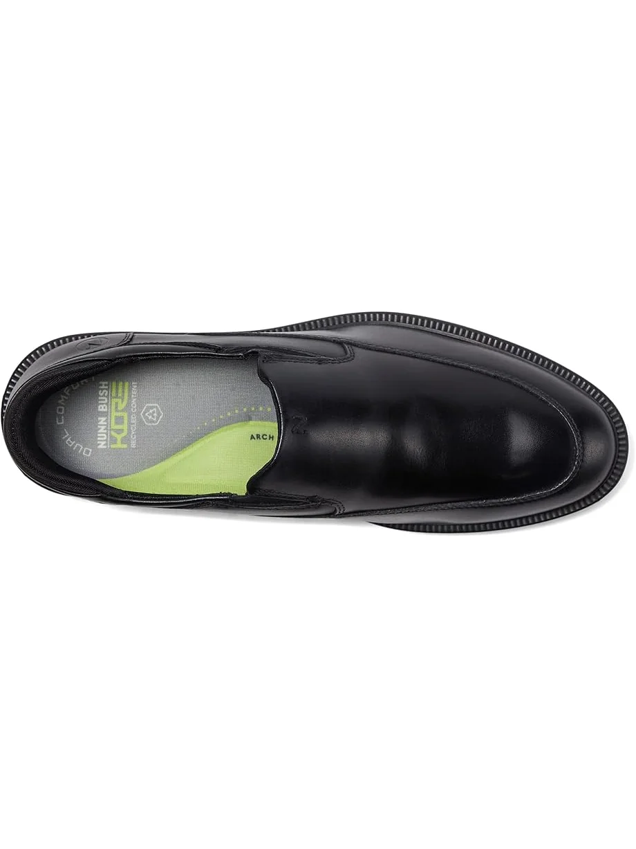 Мужские оксфорды Nunn Bush Kore Ez Icon Moccasin Toe Slip-On Easy-On Easy-Off Dress Casual Shoe Loafer — 2