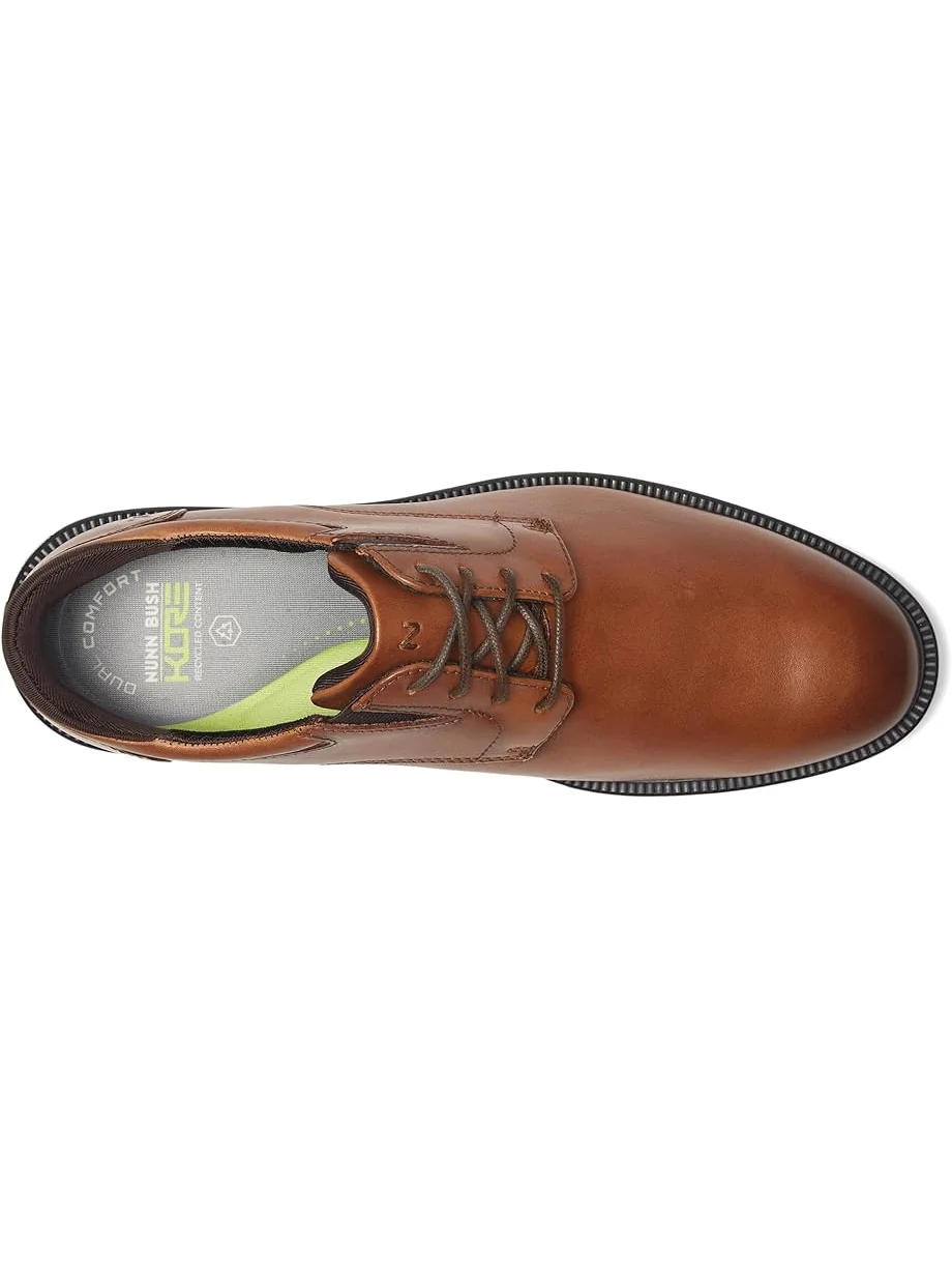 Мужские оксфорды Nunn Bush Kore Icon Plain Toe Oxford Easy On Easy Off Dress Casual — 2