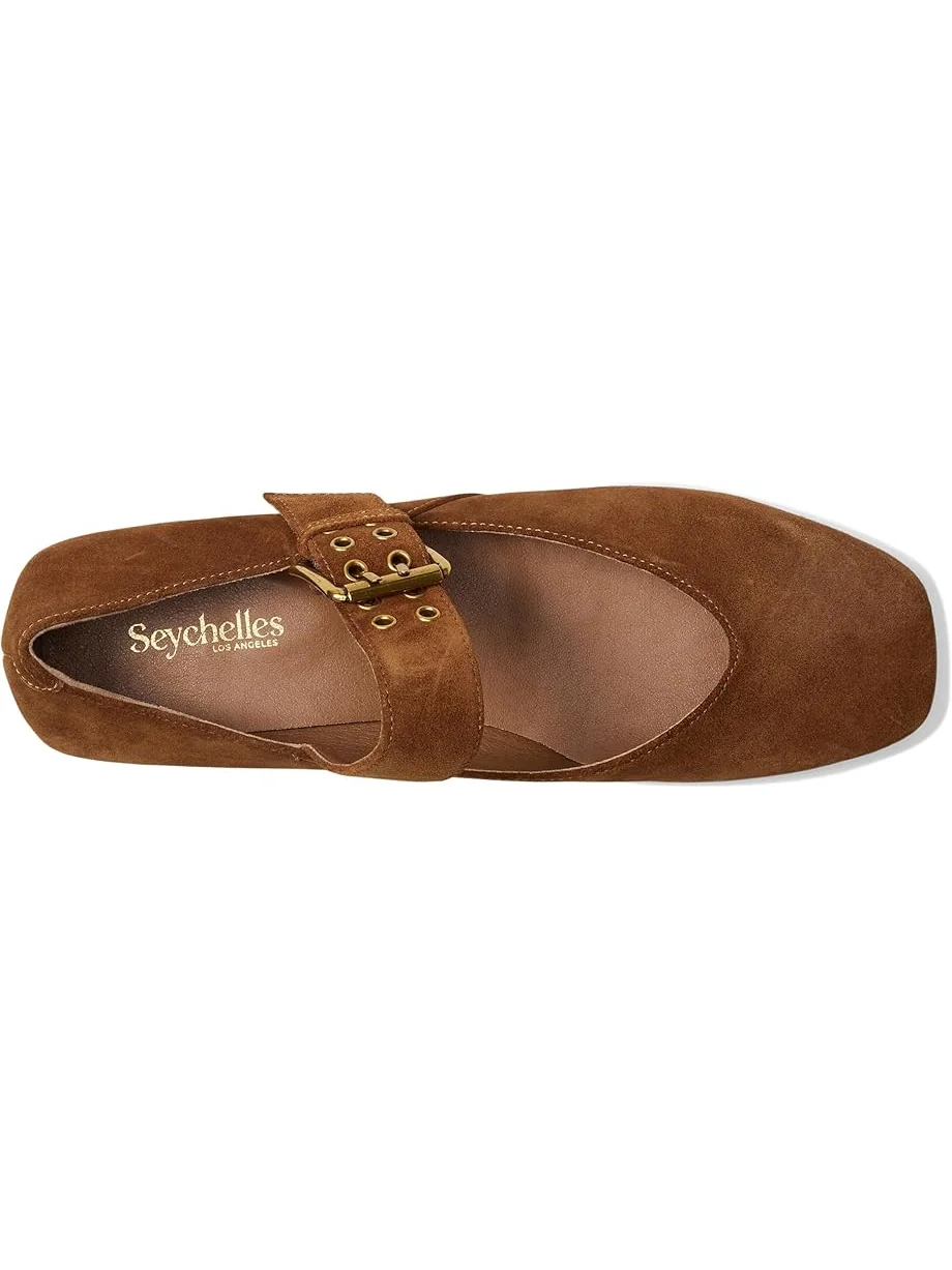 Женские туфли на каблуке Seychelles Petal Suede Mary Jane — 2