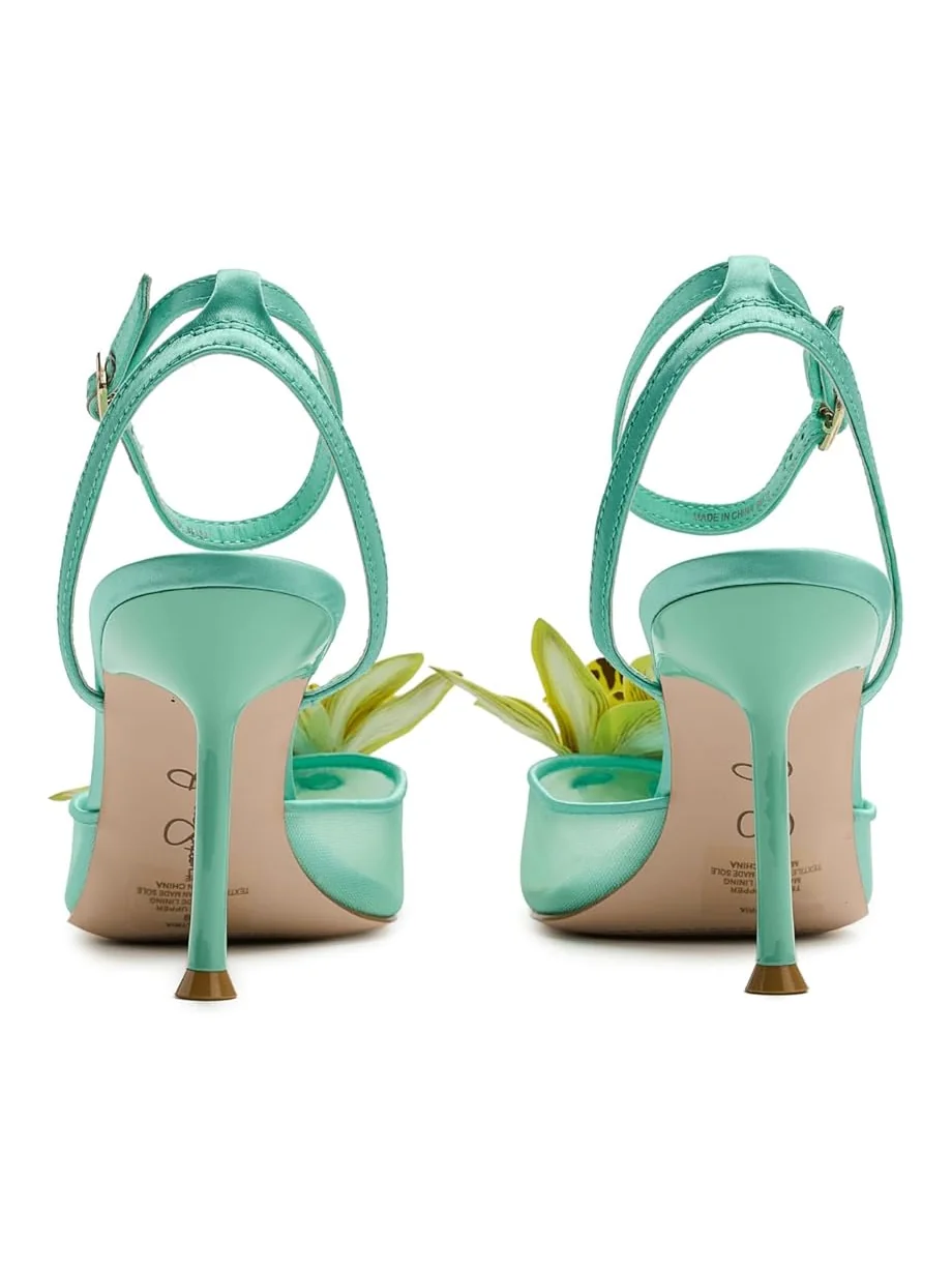 Женские туфли на высоком каблуке Jessica Simpson Vilyria 3D Floral Embellished — 7