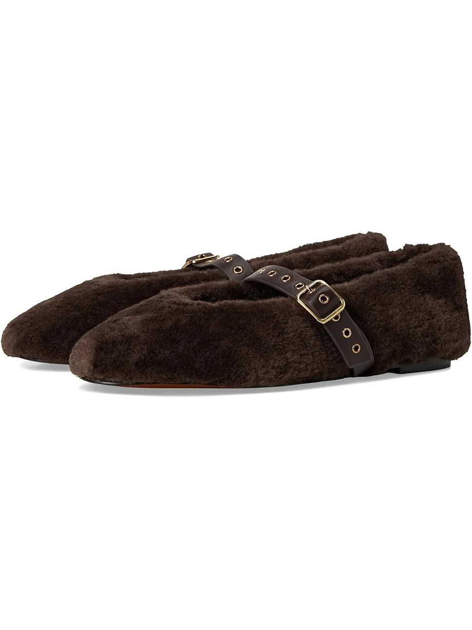 Женские балетки Madewell Remy Mary Jane - Teddy — 1