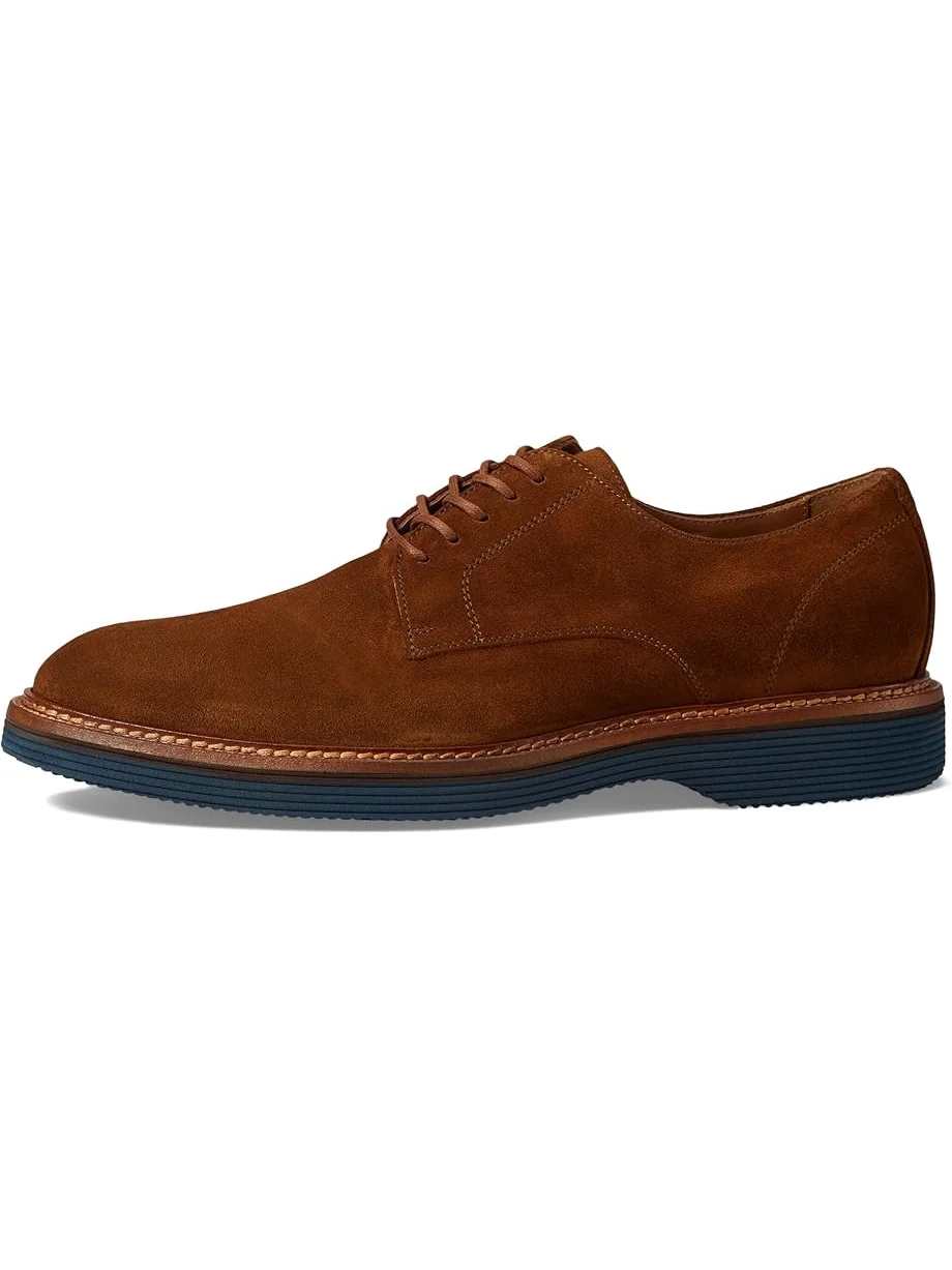 Мужские оксфорды Johnston & Murphy Collection Jenson Plain Toe, Snuff European Suede — 4