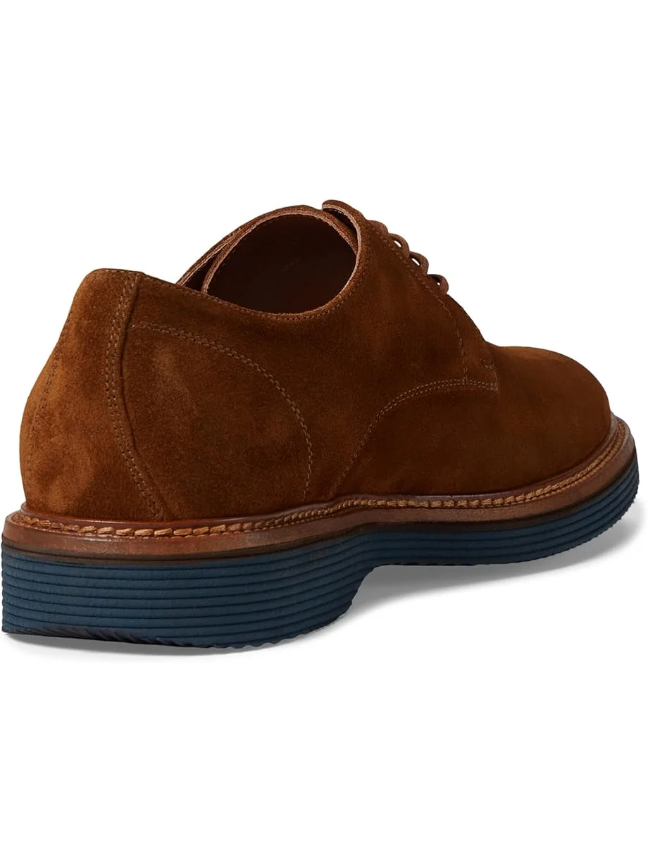 Мужские оксфорды Johnston & Murphy Collection Jenson Plain Toe, Snuff European Suede — 5