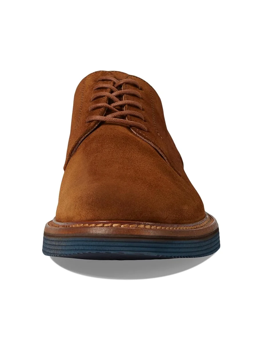 Мужские оксфорды Johnston & Murphy Collection Jenson Plain Toe, Snuff European Suede — 6
