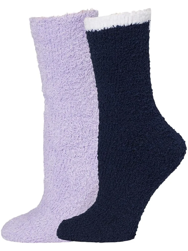 Женские носки-тапочки Karen Neuburger Two Pack Cozy — синий