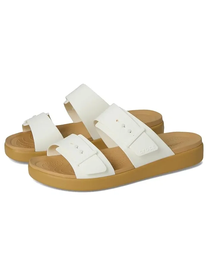 Босоножки платформа Brooklyn Buckle Low Crocs — 1