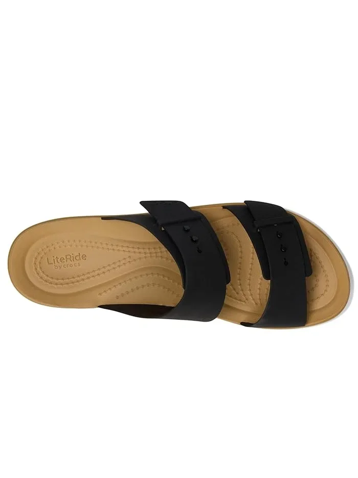Туфли-лодочки на каблуке Brooklyn Buckle Low Crocs — 3