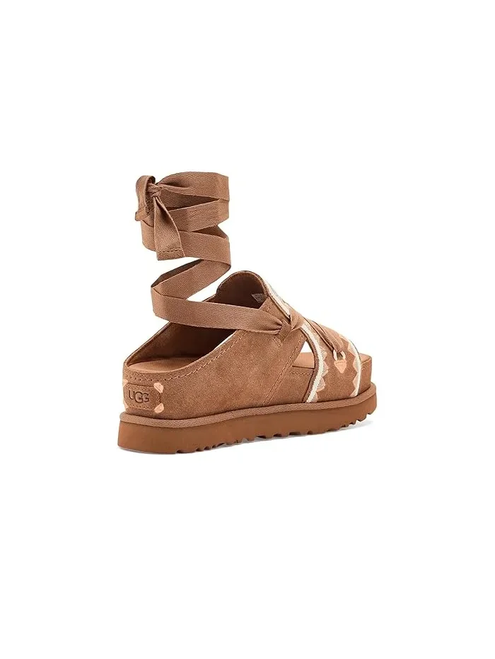 Сандалии с завязками Goldenstar Hi Artistitch UGG — 3