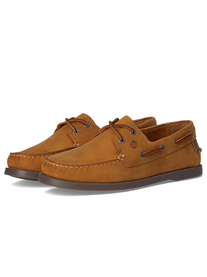 Туфли лодочки Zeke Boat Shoe Johnston & Murphy Kids — бежевый