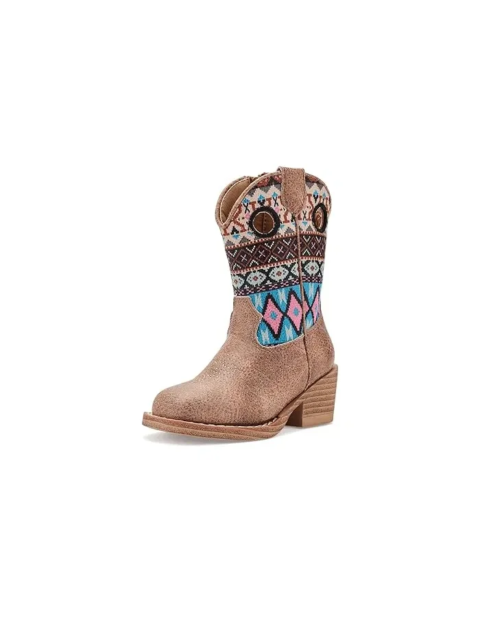 Ботинки с квадратным носком Willow Aztec Roper Kids — 1
