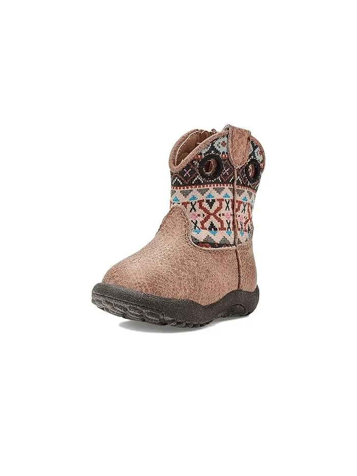Ботинки с принтом Aztec Cowbaby Willow Aztec Roper Kids — 2