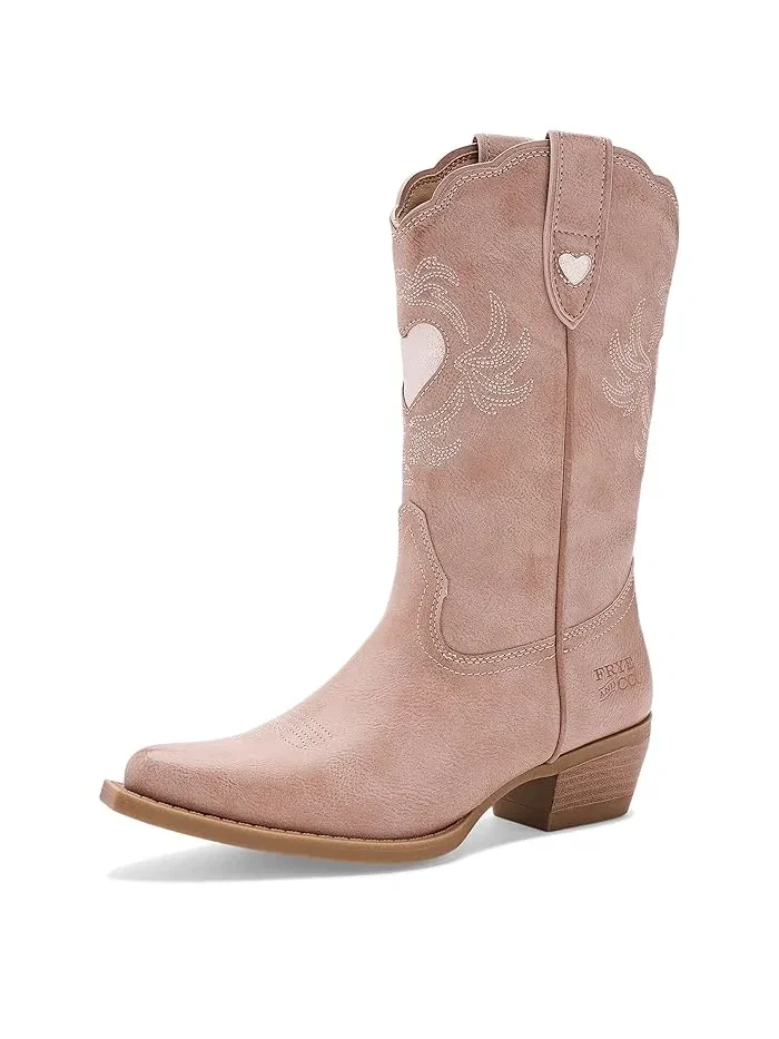 Ботинки с вырезами сердечки Iyla Heart Deco FRYE AND CO. Kids — розовый