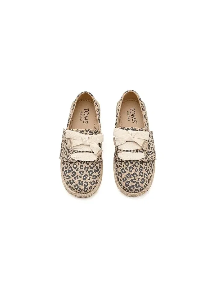 Кроссовки детские Carolina Lace-Up TOMS Kids, Leopard — 3