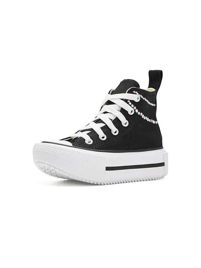 Кеды Converse Kids Chuck Taylor All Star Lift Platform Polka Dots — 1