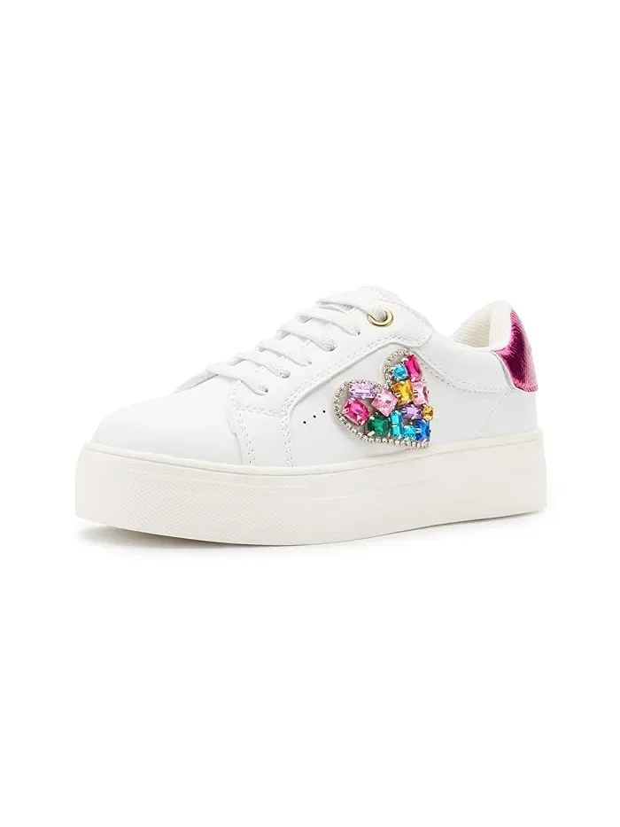 Кроссовки с металлическим сердечком Mini Laney Love Heart Kurt Geiger London Kids — 1