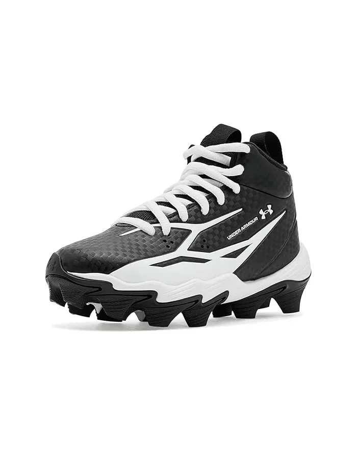 Кроссовки футбольные Spotlight Hammer Jr RM черно-белые, Under Armour Kids — 1