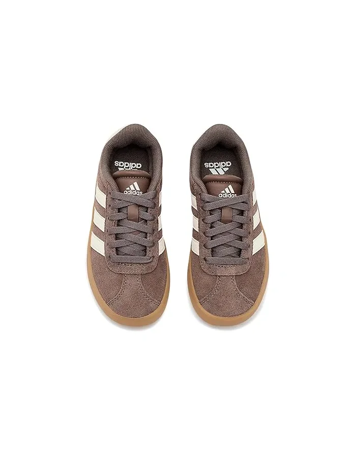 Кроссовки из замши VL Court 3.0 Adidas Kids — 3
